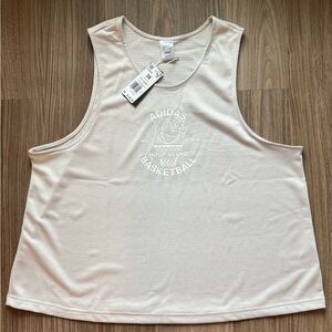 Adidas Women’s Hoop As One Basketball Mesh Tank Top Plus 3X NWT